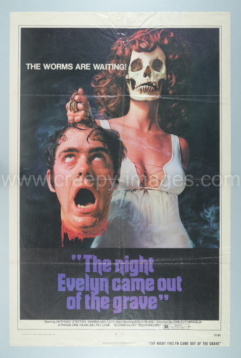 Die Grotte der vergessenen Leichen / La notte che Evelyn uscì dalla tomba  - US One-Sheet